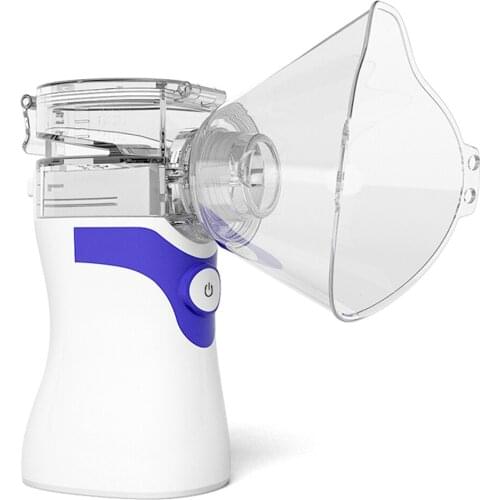 Portable Nebulizer Machine Handheld Asthma Inhaler Atomizer for Adult Rechargeable with Universal Suction Nozzle nebulizador