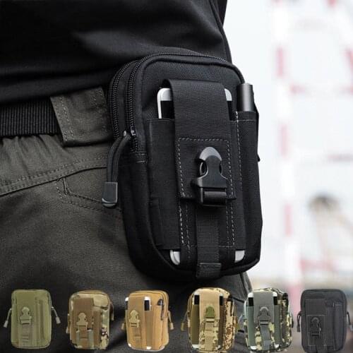 2020 Men Women Waistbag Military Tactical Travel Hiking Camouflage Phone Molle Pouch Belt Waist Fanny Pack Bag