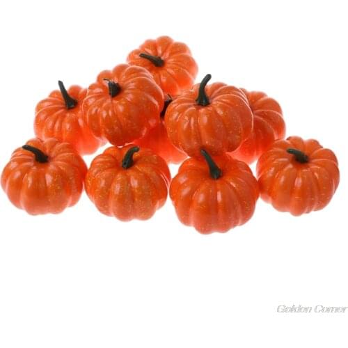 Lifelike Halloween Artificial Pumpkin Fake Fruit Vegetable Home Party Decor F17 21 Dropshipping