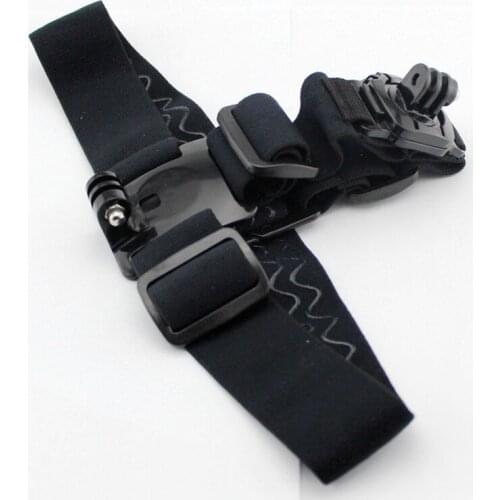 Action Camera Two-support Holder Helmet Strap for GOPRO SJCAM Xiaoyi