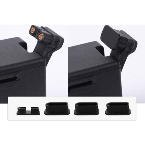 Silicone Dust Plug Battery Body Contacts Dustproof Caps Anti-Dust Plug set for DJI FPV Aircraft Drone Accessories