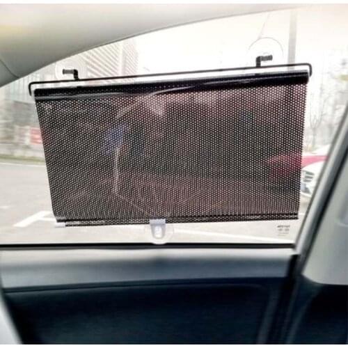 Car Front Windshield Sunshade Rear Window Sun Visor UV Protection Curtain Auto-Stretch Foldable Summer Heat Insulation Sun Visor