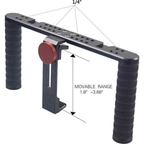 Smartphone Video Rig Stabilizer Handle SH SHIHONG Phone Video-Making/Filmmaking Recording Vlogging Rig Case/Smartphone Grip Hand