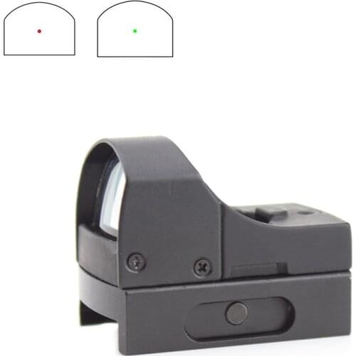 Tactical Mini Red Dot Sight Outdoor Hunting Laser Optical Sight Colimator Red Green Dot Sight Laser Optical Sight Colimator