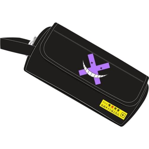 High Quality Assassination Classroom Korosensei Cosplay Pencil Case Pen Bags Make up Cosmetic Bag Multi-function Stationery Bags