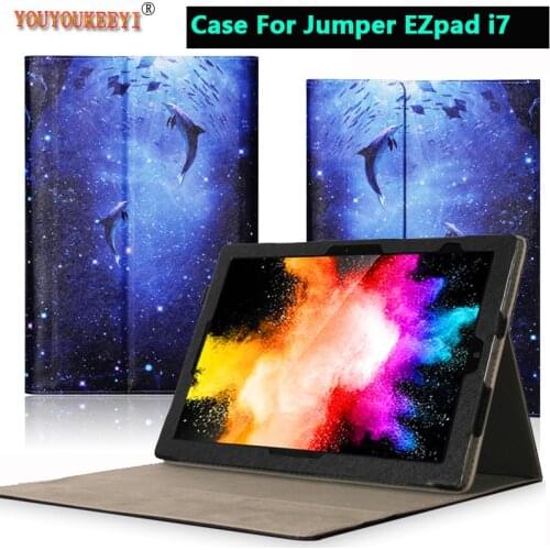 High Quality Stand PU Case For Jumper i7 12inch Tablet 2in 1Tablet Keyboard Case For Ezpad i7 JPB12 Fundas+gift