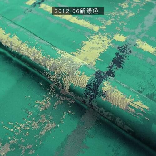 High-precision light luxury jacquard fabric red curtain pillow cushion sofa cover woven material by meter for sewing DIY