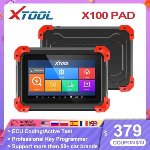 XTOOL X100 PAD Key Programmer professional Auto car OBD2 diagnostics tool Special Functions lmmobilizer key transponder Update