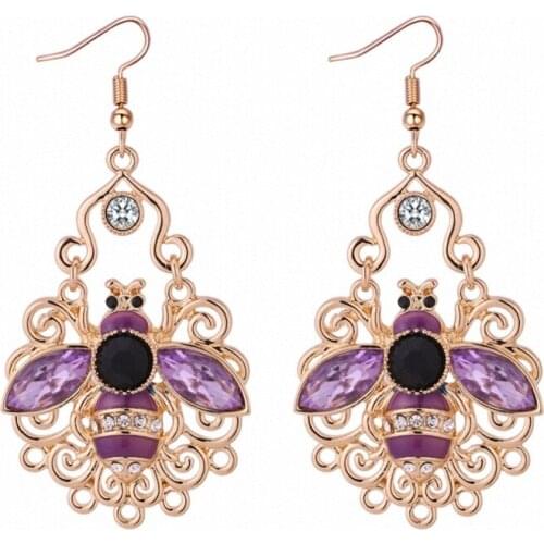 TONGKWOK Bohemia Exaggeration Dangle Earrings For Women Silk Thread Tassel Metal Long Chandelier Earrings #134095