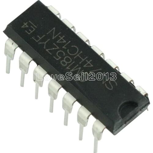 10PCS SN74HC14N 74HC14N 74HC14 CMOS Hex Schmitt Trigger Inverter DIP-14