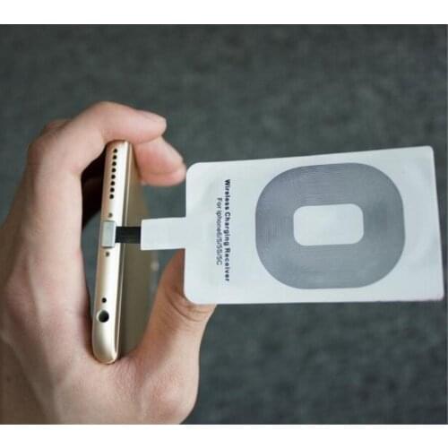 Hoqueen 10pcs *universal Qi Wireless Charger Receiver Coil Adapter For IOS Android Micro USB for IPhone 5s 6s for Samsung Galaxy