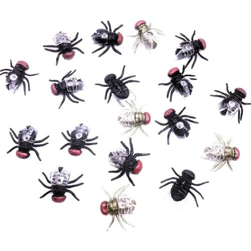 100Pcs Plastic Filling Bag Toys Reptile Insect Model Figures Children Favor Toy Animal Collection Models For Halloween