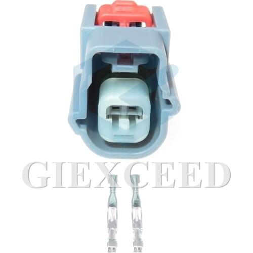 2 Sets 2 Pin Car Wiring Terminal Connector For Cadillac Buick 0.6 Series Auto Collision Knock Sensor Socket