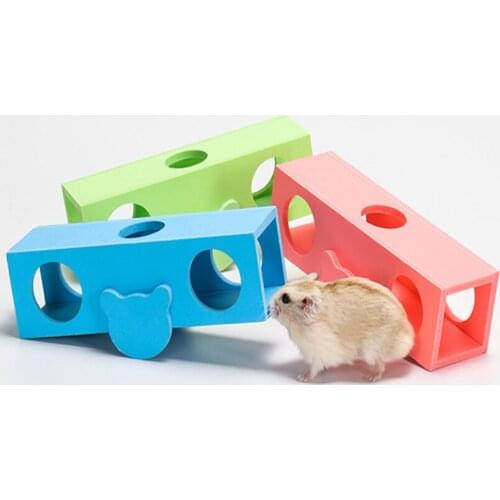 2020 Fashion Funny Pet Luxury Hamster Toy Balance Tilting Cylinder Seesaw Toy House Exercise Pet Rat Hamster Mouse Play Toys