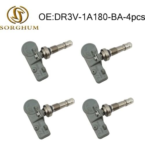 4pcs DR3V-1A180-BA TPMS Tire Pressure Monitoring Sensor System for Ford MUSTANG COUPE 2004-2015