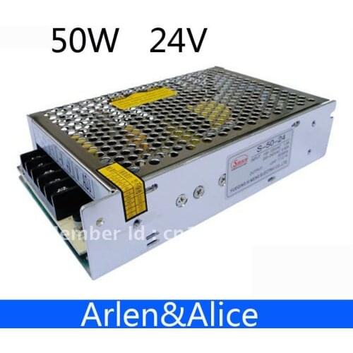 50W 24V 2.1A Single Output Switching power supply for LED Strip light