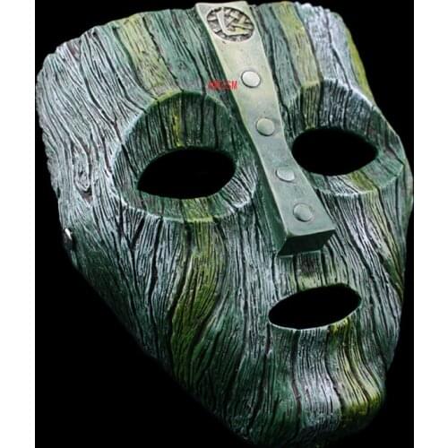 Jim Carrey Venetian Mardi Gras Mask Cameron Diaz Loki Resin Masks The God of Mischief Masquerade Replica Cosplay Costume Props