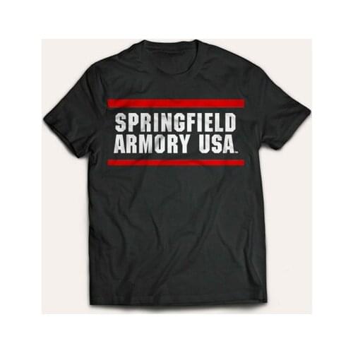 SPRINGFIELD ARMORY T-Shirt 2nd Amendment Pro Firearms Rifle