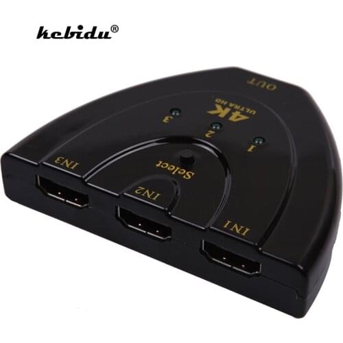 HDMI-compatible Switch for 4K*2K 3D Mini 3 Port HDMI-compatible Switch Switch 1.4b 4K Switcher HDMI-compatible Splitter For PC