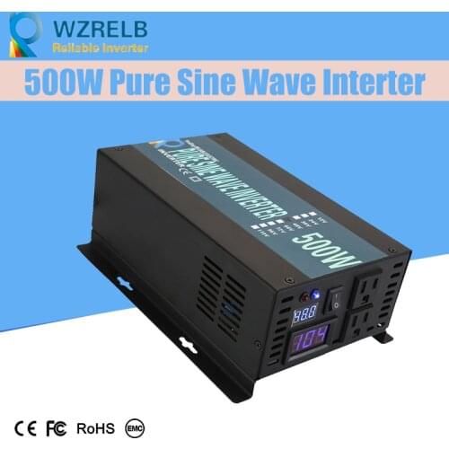 Micro grid tie inverter 12V/24V 500W Peak Power Inverter Voltage Convertor Transformer 48V Automatic Adaptable