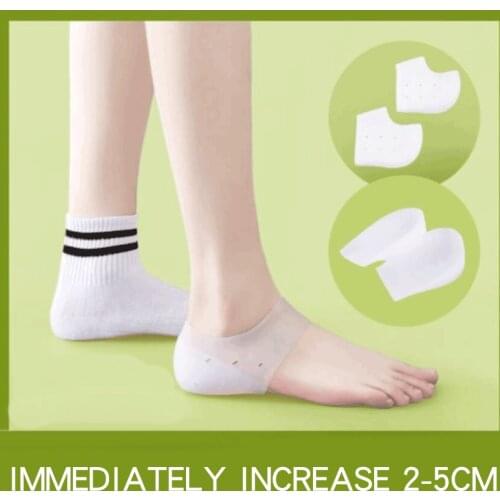 Wonderlife Invisible inner heightening insole take off insole heel pad semi transparent bionic combination