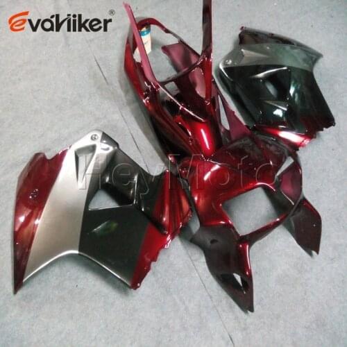 Motorcycle fairing for VFR800 1998 1999 2000 2001 red silver VFR 800 98 99 00 01 ABS Plastic motorcycle cowl