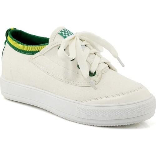 Leisure student shoes 2018 spring new joker sheet size code 30 to 44 lace-up shoes 1229