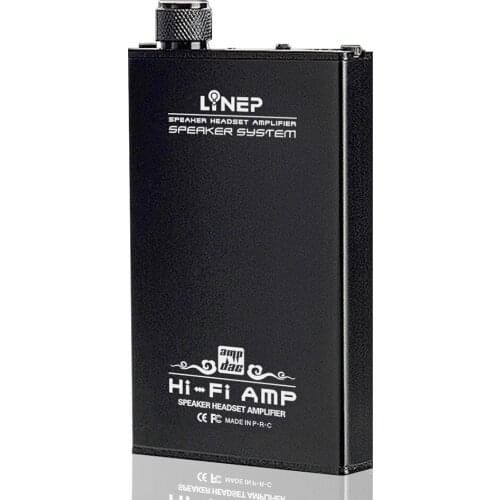 Portable HiFi Headset Amplifier Headphones Amp 3.5mm Input 3.5mm Headphone Jack Built-in Battery with Volume Control USB Power