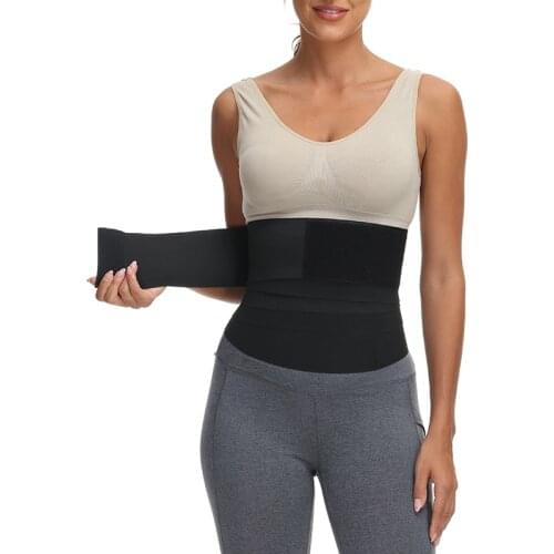 Waist Trainer for Women Tummy Wrap Waist Trimmer Belt Slimming Body Shaper Plus Size Invisible Wrap Waist Trainer Waist Support