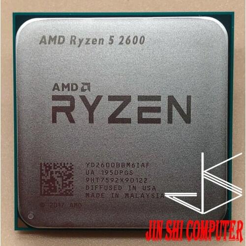 AMD R5 2600 3.4 GHz six-core twelve-core 65W CPU processor YD2600BBM6IAF slot AM4