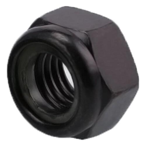 50pcs DIN985 M2 M2.5 M3 M4 M5 M6 M8 Galvanized Plating Black Zinc Self-locking Nut Hex Nylon Lock Nuts Locknut