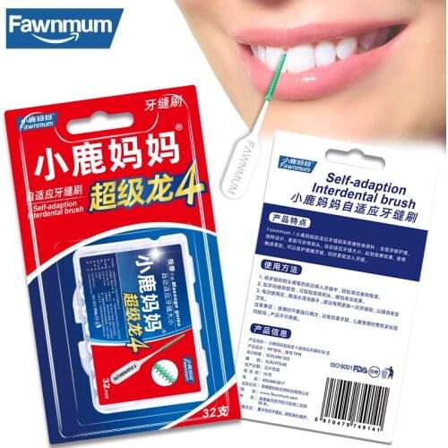 Fawnmum Silicone Interdental Brush Orthodontics Tools Toothpicks Dentistry Tool Dental Floss Picks Oral Hygiene Dental Cleaning