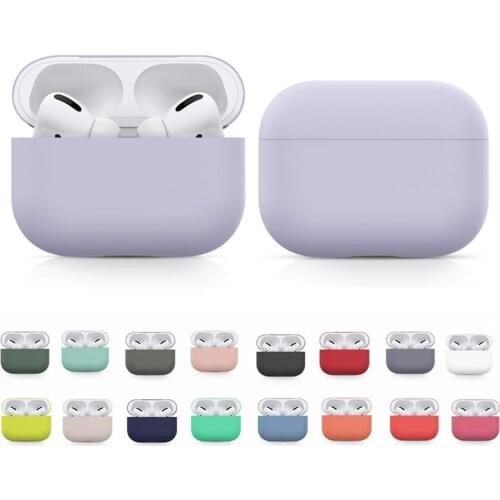 Silicone cover for Airpods Pro earphone coque soft protector fundas airpods pro case Air pods covers earpods apple Airpod 3 case