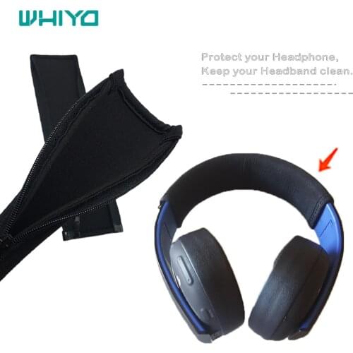 Whiyo 1 pcs of Bumper Head Pads for PS4 PS3 PS Vita for Sony PlayStation Gold Wireless Headbands Cushion Pads Earpads
