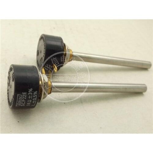 Japan SAKAE SCP22E 1K 360 degree turn wirewound potentiometer shaft length 76MM switch