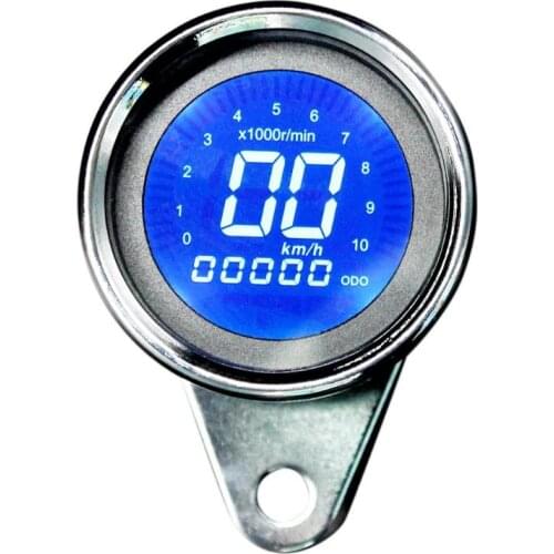 12V Motorcycle LCD Multi-function Meter Tachometer+ Speedometer+Fuel Gauge