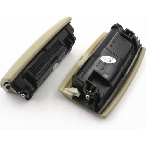 2 Pcs Gray Car Interior Under Armrest Box Rear Ashtray Insert With Cover For A4 B6 B7 Seat Exeo 2002-2008 8E0857961 8E0 857 961