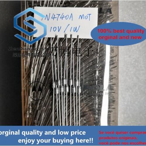 20pcs only orginal new can 1N4740 1N4740A 1W 10V Zener tube