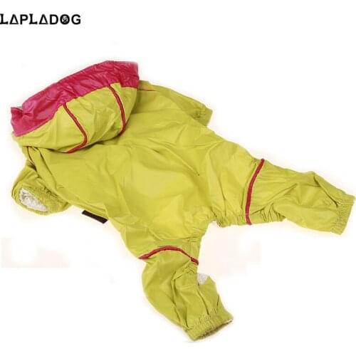 2018 Dogs Raincoat Waterproof outdoor Dog Clothes Hoody Rain Slicker For Cat Dog Golden Retriever Labrador Pet Rain Jacket ZL347