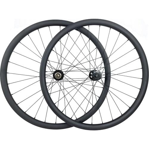 29er MTB XC hookless carbon wheelset 30mm x 30mm UD matte Novatec D791SB D792SB Leader Round Spokes woods gravel bicycle wheels