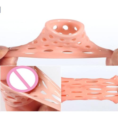 5Pcs Strap On Cock Delay Rings Ejaculation Male Chastity Adult Sex Toys For Men Erotic Strapon Penis Foreskin Correction Rings