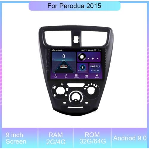 Vertical screen Pure android system multimedia video radio player 9'' For Perodua 2015 navigation stereo