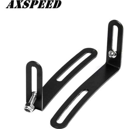 AXSPEED RC Car Metal Rear Bumper Anti-collision Bumper Beam Pressing Tablet for 1:10 RC Crawler Axial SCX10 Upgrade Parts