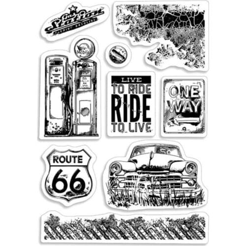 Car Clear Stamp Transparent seal for DIY scrapbooking/Card Making c638