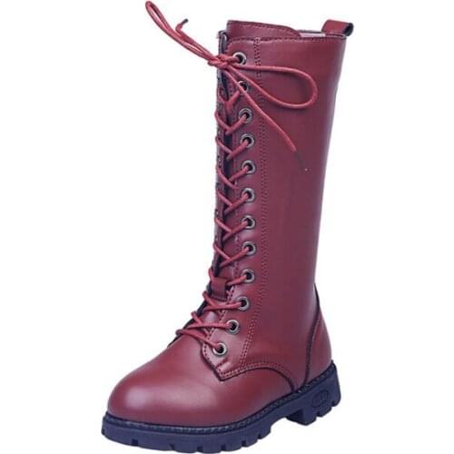 New Classic Keep Warm Snow Boots Winter Female Fashion Boots Girls Princess length Red Boots Child Casual Sport Shoes Large size