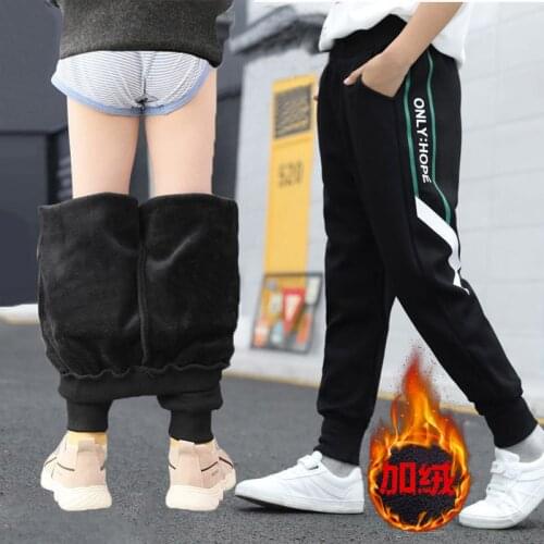 Pants For Kids Girls Cargo Pants Pure Color Trousers Pocket Loose Sport Pants High Waist Elastic Children Casual Running Pants