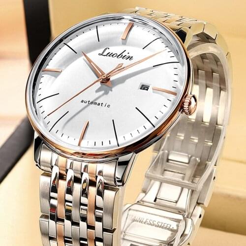 Luxury Watch Men Automatic Mechanical Wristwatch Fashion Top Brand Stainless Steel 30M Waterproof Clock Relojes Para Hombre 42mm