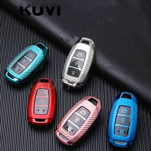 TPU Car Remote Key Case Cover Shell Fob For Hyundai i30 ix25 Elantra KONA Solaris Azera Grandeur Ig TM Accent Santa Fe Palisade