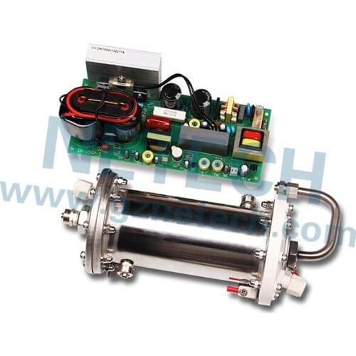 Enamel Ozone Generator Tube Adjust 18g/h Double Water Cooling ATT