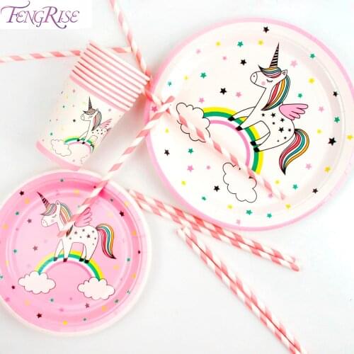 FENGRISE Wedding Disposable Tableware